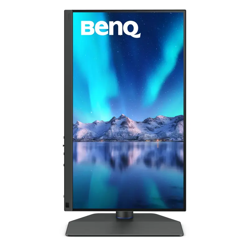 Монитор Benq SW272Q 27'', 2560x1440, IPS,  60Hz, 1000:1, 300cd, 5ms, 2*HDMI, DP; 2*USB 3,0, USB C*90W, Height adj 140, Pivot, 100% sRGB, Flicker-free;Low Blue Light, Calibration Report, Shading Hood, 3Y, Grey