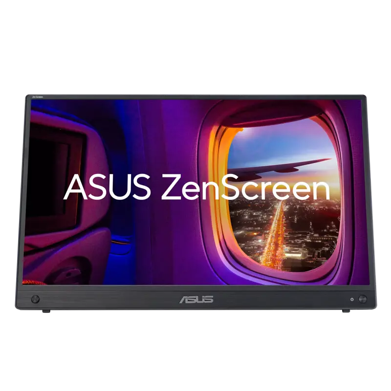 Монитор 15,6" ASUS ZenScreen MB16AHG, Full HD (1920x1080), IPS, 144 Гц, 300 кд/м2,  GTG 3 мс, 1200:1, AMD FreeSync, USB-C *2, MicroHDMI, Black+Dark Gray