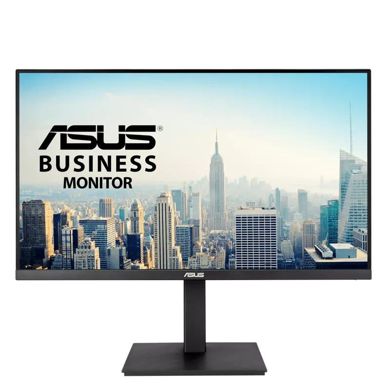 Монитор 27" ASUS VA27ACFSN IPS, 2560x1440, 16:9, 100 Hz, 350 cd/m2, 5 ms(GTG), 1300:1, 178°(V)/178°(H), sRGB 99%, DP, HDMI, USB-C x 1 (DP Alt Mode); 3x USB 3,2 Gen 1 Type-A, RJ45, speakers, HAS, VESA 100x100 mm, black