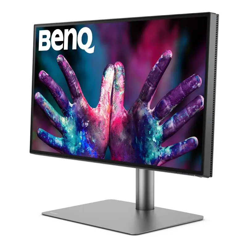 Монитор 27" Benq PD2725U, 3840x2160, IPS,  60Hz, 1200:1, 400cd, 5ms, 2*HDMI, DP; 4*USB 3,0; Thunderbolt 3, Speakers, Height adj 150, Pivot, 100% sRGB, Flicker-free;Low Blue Light, Calibration Report, 3Y, Grey