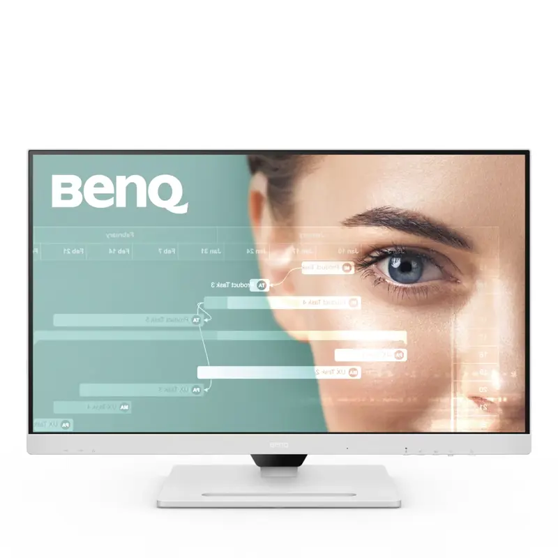 Монитор 31,5" Benq GW3290QT, 2560x1440, IPS,  60Hz, 20M:1, 350cd, 5ms, HDMI, DP; 3*USB 3,2; USB C*65W, Speakers, Height adj 110, Pivot, 99% sRGB, Flicker-free;Low Blue Light, 3Y, White