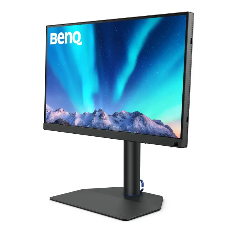 Монитор Benq SW272Q 27'', 2560x1440, IPS,  60Hz, 1000:1, 300cd, 5ms, 2*HDMI, DP; 2*USB 3,0, USB C*90W, Height adj 140, Pivot, 100% sRGB, Flicker-free;Low Blue Light, Calibration Report, Shading Hood, 3Y, Grey