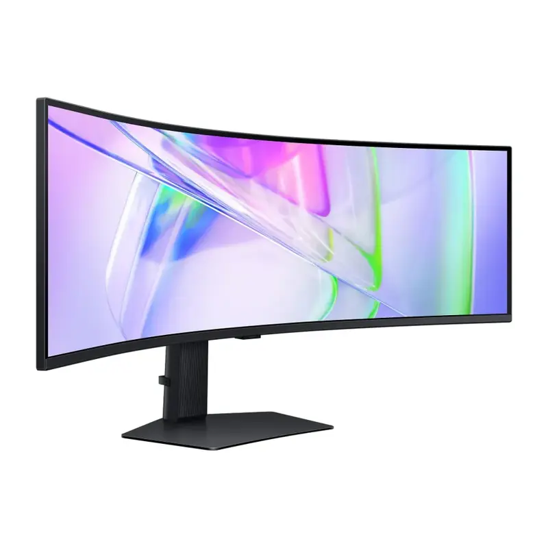 Монитор Samsung S49C950UAI/ Samsung S49C950UAI 49" ultrаwide 32:9 curved VA monitor, 5120x1440, R=1800 mm, 5ms(GtG), 350 cd/m2, MEGA DCR(static 3000:1), 120Hz, 178°/178°, DP; HDMI x2, USB 3.0 x3, USB-C x1, Ethernet (LAN) x1, Headphone, speakers, HAS,