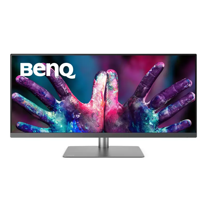 Монитор 34" Benq PD3420Q, 3440x1440, IPS,  60Hz, 1000:1, 400cd, 5ms, 2*HDMI, DP; 4*USB 3,0; USB C*65W, Speakers, Height adj 150, 100% sRGB, Flicker-free;Low Blue Light, Calibration Report, 3Y, Grey