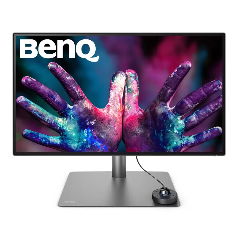 Монитор 27" Benq PD2725U, 3840x2160, IPS,  60Hz, 1200:1, 400cd, 5ms, 2*HDMI, DP; 4*USB 3,0; Thunderbolt 3, Speakers, Height adj 150, Pivot, 100% sRGB, Flicker-free;Low Blue Light, Calibration Report, 3Y, Grey