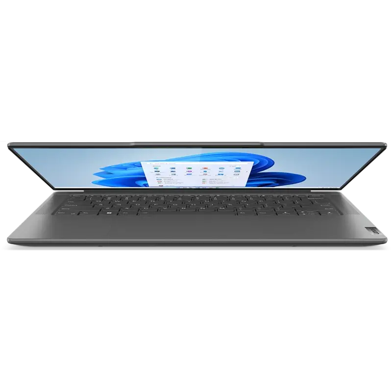 Ноутбук Lenovo Yoga Pro 7 14AHP9 14.5"(3072x1920 IPS)/AMD Ryzen 7 8845HS(3.8Ghz)/16384Mb/1024SSDGb/noDVD/Int:AMD Radeon 780M/Cam/BT/WiFi/73WHr/war 1y/1.49kg/luna grey/Win11Home + 140W, RU kbd