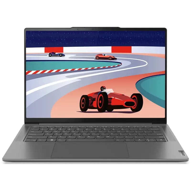 Ноутбук Lenovo Yoga Pro 7 14AHP9 14.5"(3072x1920 IPS)/AMD Ryzen 7 8845HS(3.8Ghz)/16384Mb/1024SSDGb/noDVD/Int:AMD Radeon 780M/Cam/BT/WiFi/73WHr/war 1y/1.49kg/luna grey/Win11Home + 140W, RU kbd