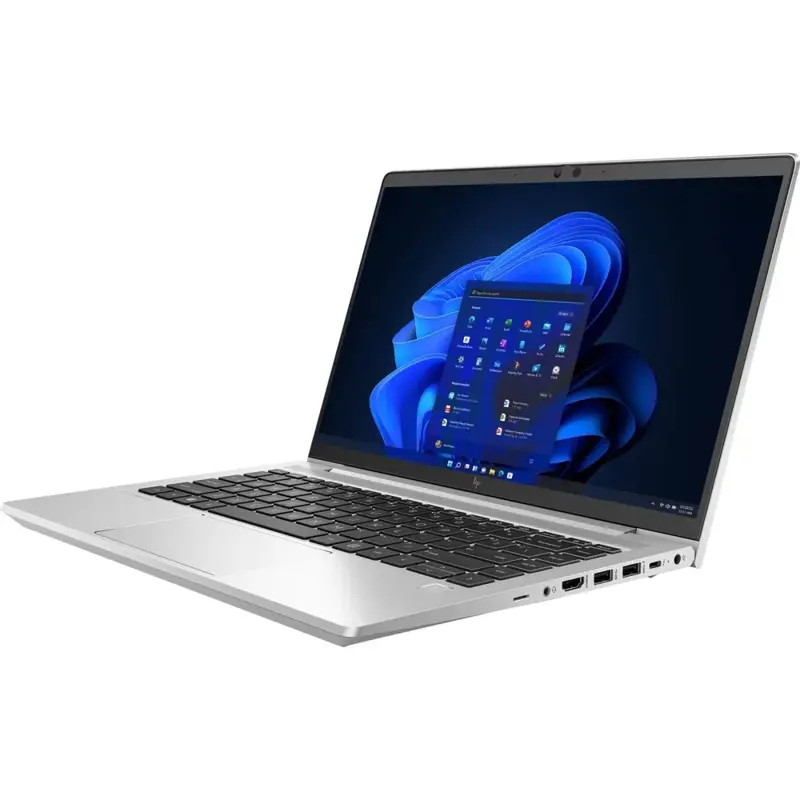 Ноутбук HP EliteBook 640 G9 14"(1920x1080)/Intel Core i5 1235U(1.3Ghz)/8192Mb/512SSDGb/noDVD/Int:Intel Iris Xe Graphics/Cam/BT/WiFi/51.3WHr/war 1y/1.37kg/Pike Silver /DOS + EN Kbd