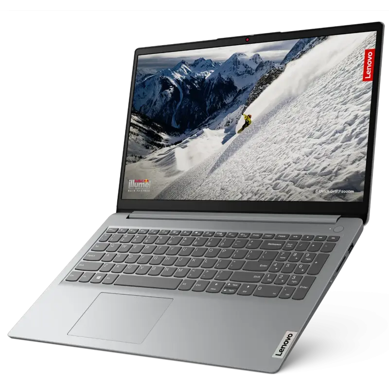 Ноутбук Lenovo IdeaPad 1 15ALC7 15.6"(1920x1080 IPS)/AMD Ryzen 7 5700U(1.8Ghz)/8192Mb/512SSDGb/noDVD/Int:AMD Radeon/Cam/BT/WiFi/42WHr/war 1y/1.61kg/cloud grey/noOS + 65W, RU kbd