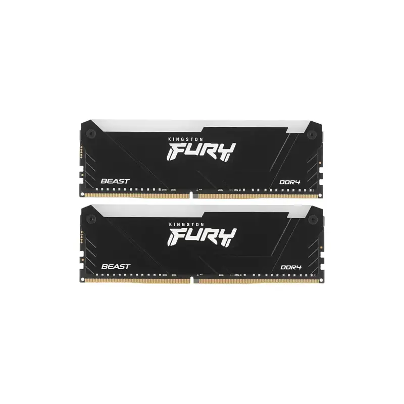 Оперативная память Kingston 64GB 3600MT/s DDR4 CL18 DIMM (Kit of 2) FURY Beast RGB