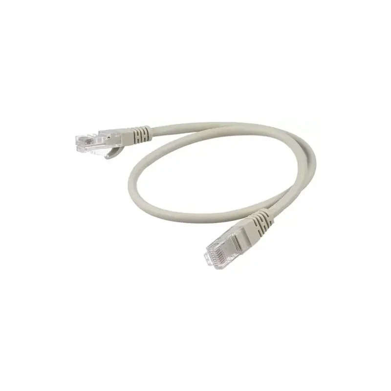 Патч-корд GoPower RJ-45 (m)-RJ-45 (m) 0.5м кат.5е ПВХ 26AWG серый в пакете (1/250)