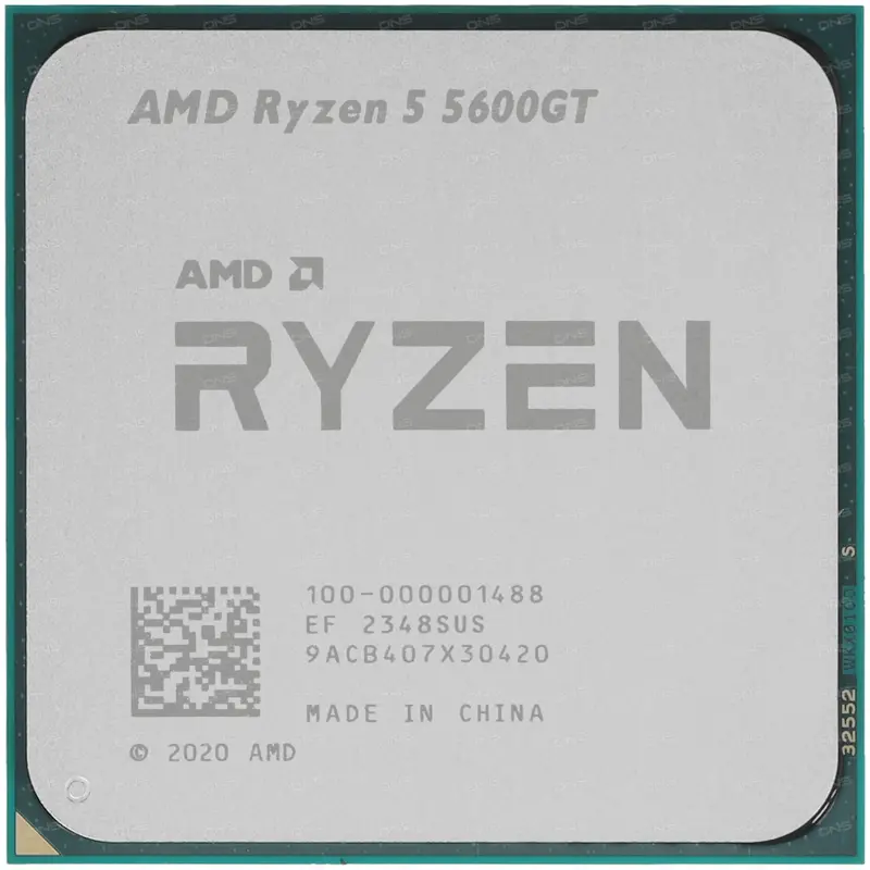 Процессор AMD Ryzen 5 5500GT (AM4, Cezanne, 6C/12T, 3.6/4.4GHz, 16MB, 65W, Radeon Graphics) OEM