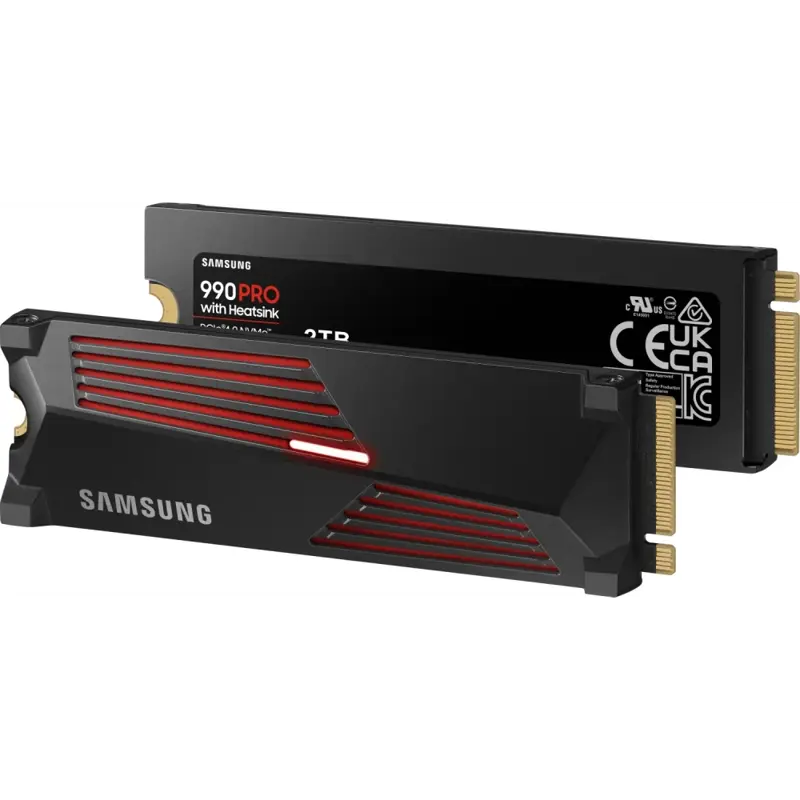 Твердотельный накопитель Samsung 990 PRO, 2TB , M.2(22x80mm)