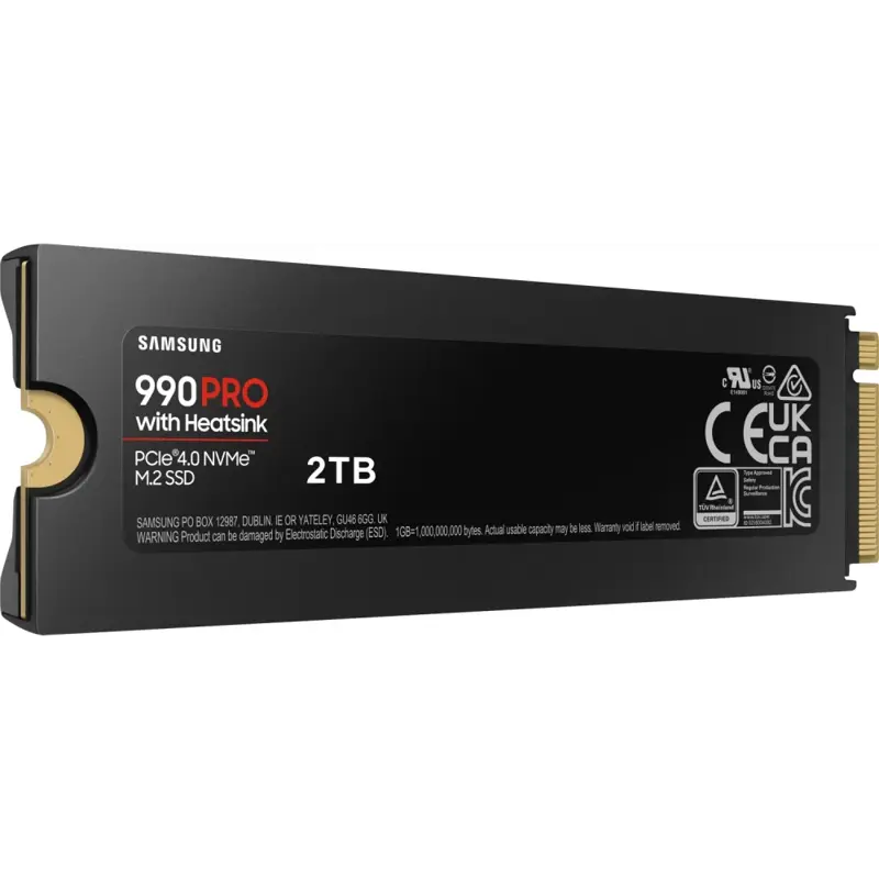 Твердотельный накопитель Samsung 990 PRO, 2TB , M.2(22x80mm)