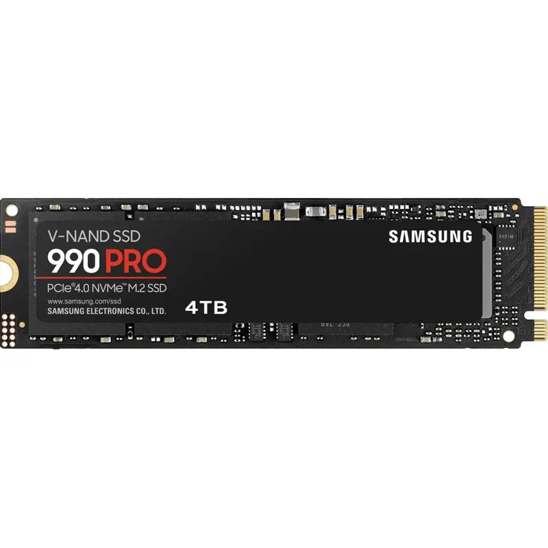 Твердотельный накопитель Samsung 990 PRO, 4TB, M.2(22x80mm)