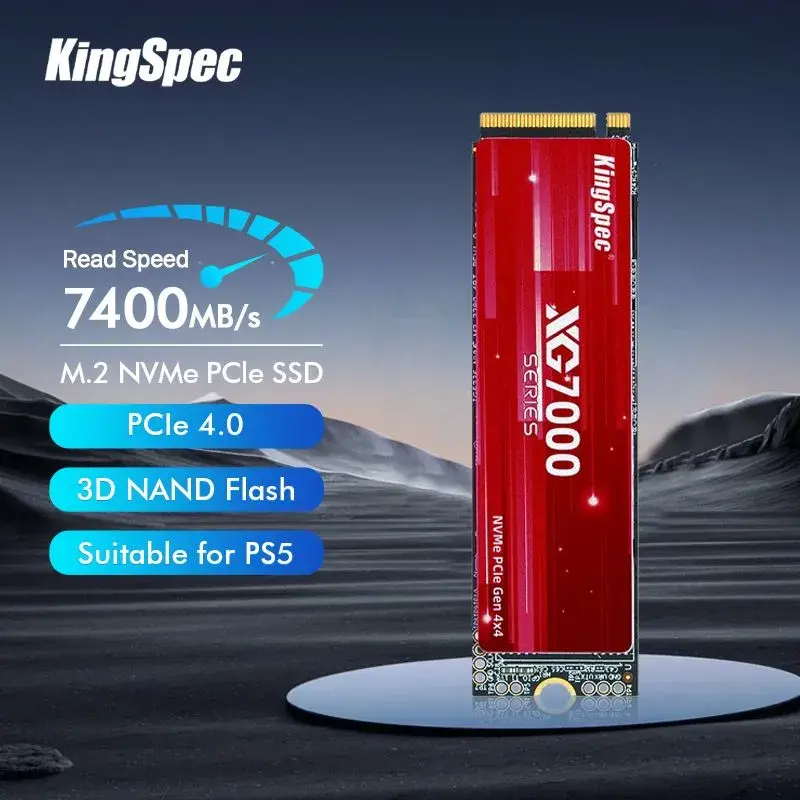 Твёрдотельный накопитель KingSpec M.2 NVMe 4.0 512GB (XG7000-512 2280)