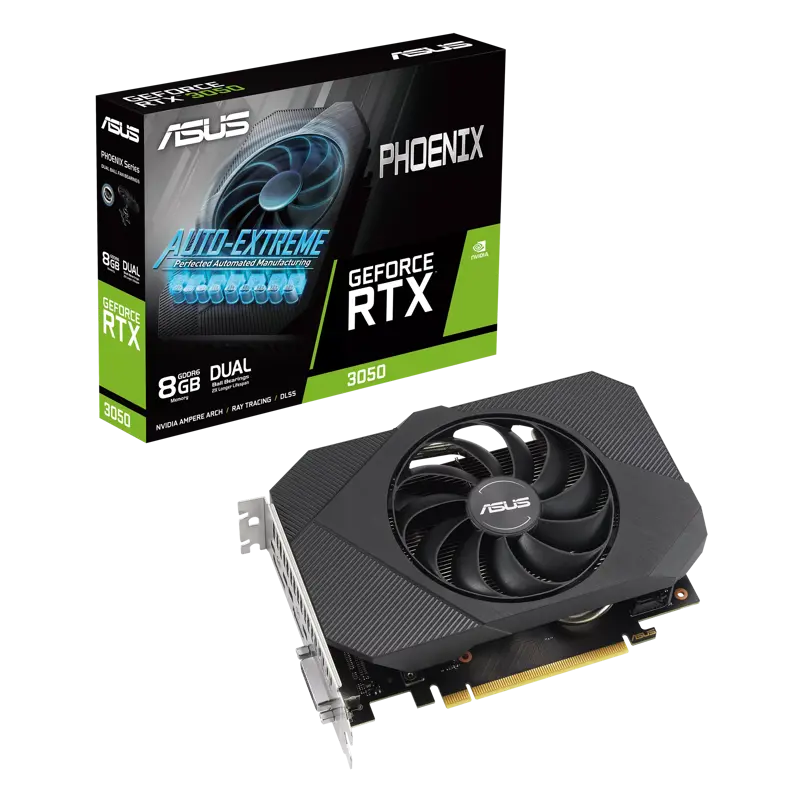 Видеокарта ASUS Phoenix GeForce RTX 3050 V2 8GB GDDR6