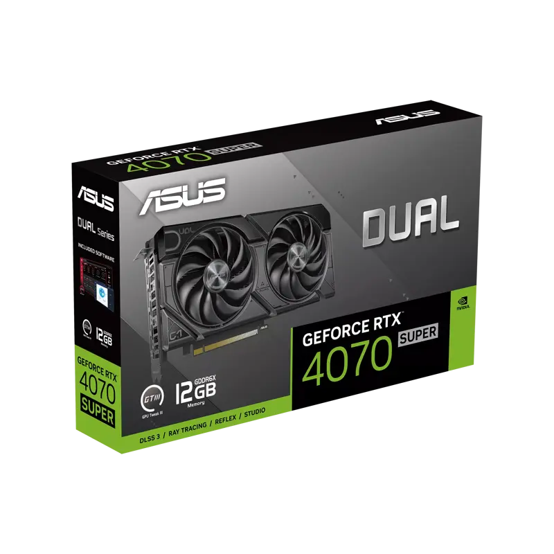 Видеокарта ASUS Dual GeForce RTX 4070 SUPER EVO 12GB GDDR6X