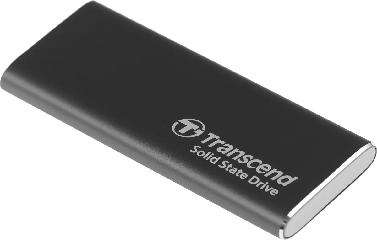 Внешний накопитель SSD Transcend ESD265C, 500GB, Type-C, USB 3.2 Gen2, R/W 1050/950MB/s, 81x33x7mm, два кабеля в комплекте