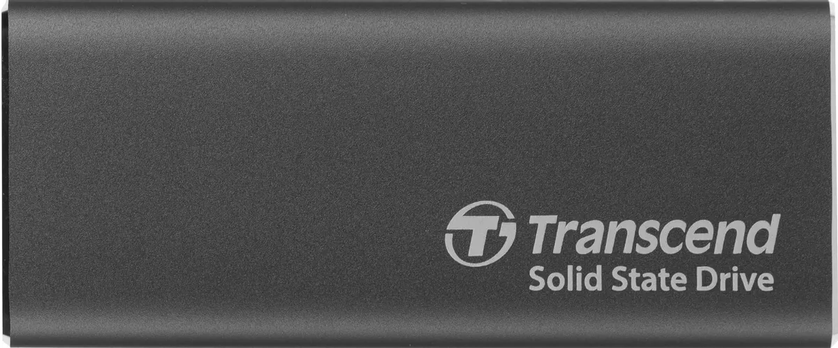 Внешний накопитель SSD Transcend ESD265C, 500GB, Type-C, USB 3.2 Gen2, R/W 1050/950MB/s, 81x33x7mm, два кабеля в комплекте