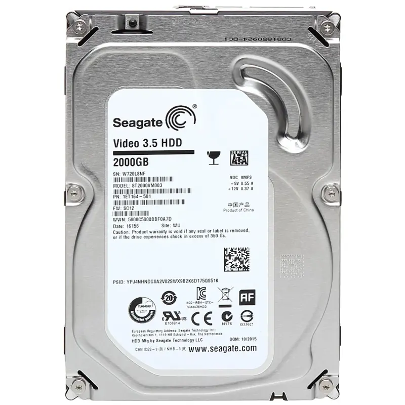 Жесткий диск 2TB Seagate Video ST2000VM003