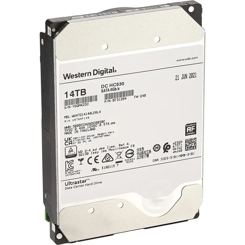 Жесткий диск 14TB Western Digital Ultrastar DC HC530 WUH721414ALE6L0