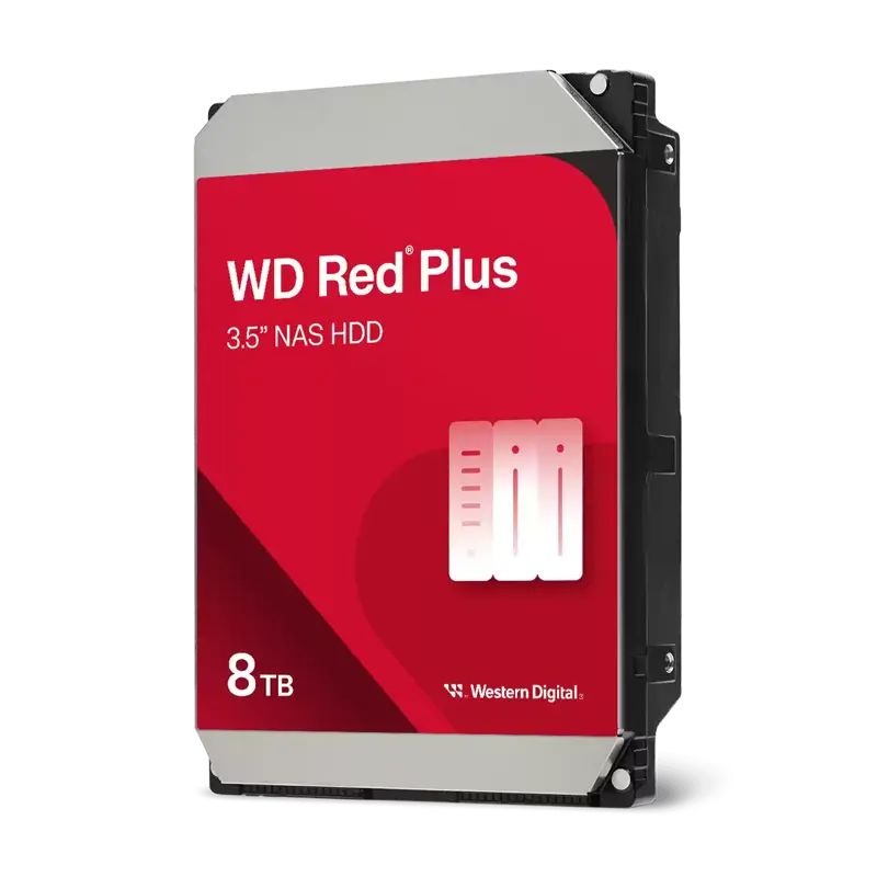 Жесткий диск 8TB Western Digital Red Plus WD80EFPX