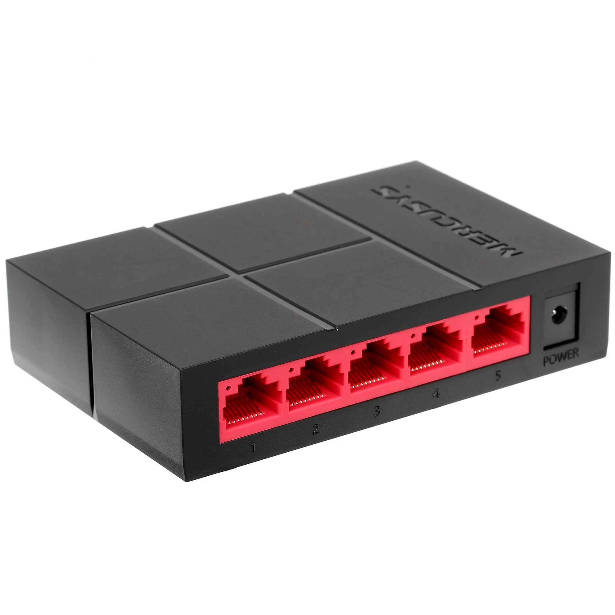 Коммутатор Mercusys MS105G, 5 гигабитных портов, пластиковый корпус