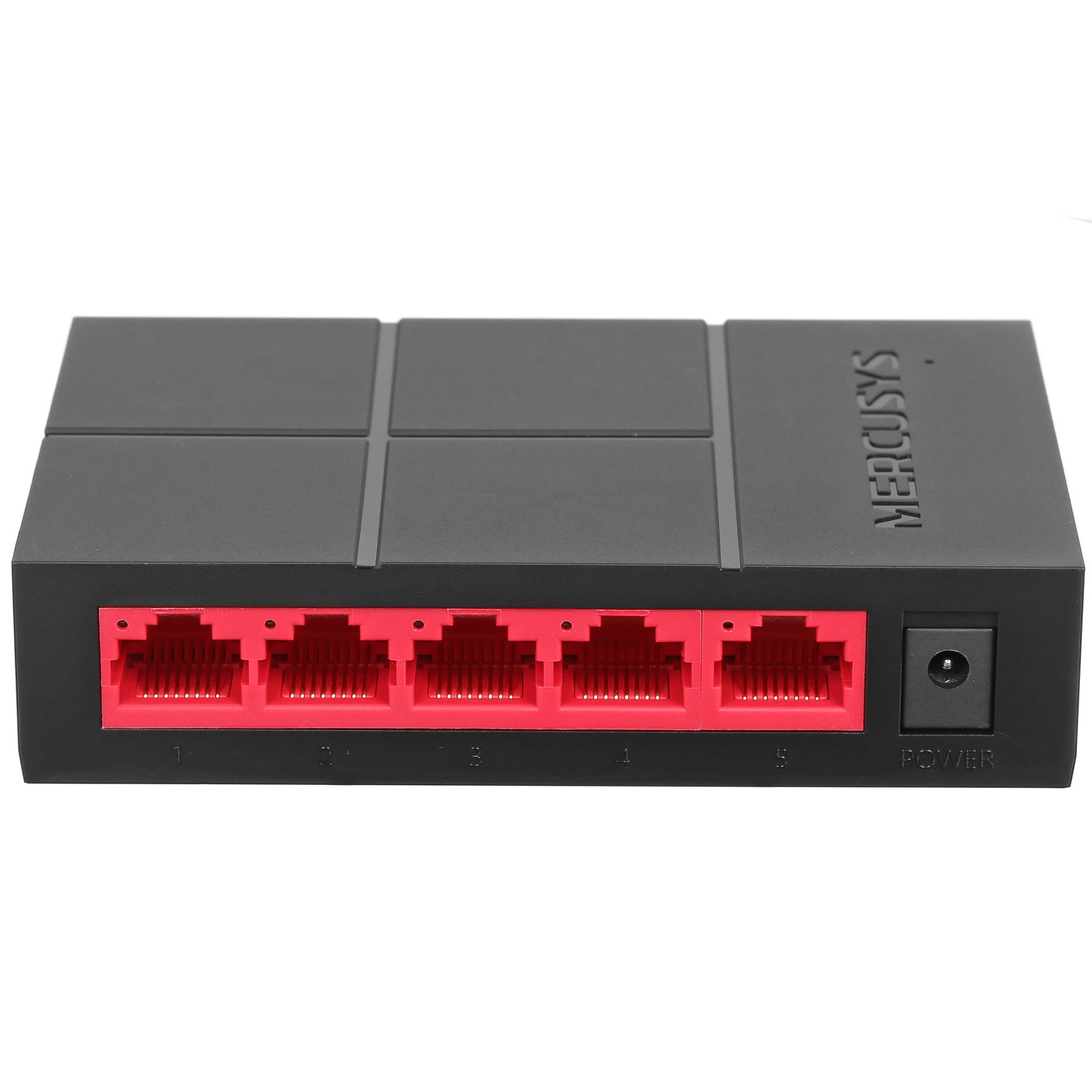 Коммутатор Mercusys MS105G, 5 гигабитных портов, пластиковый корпус