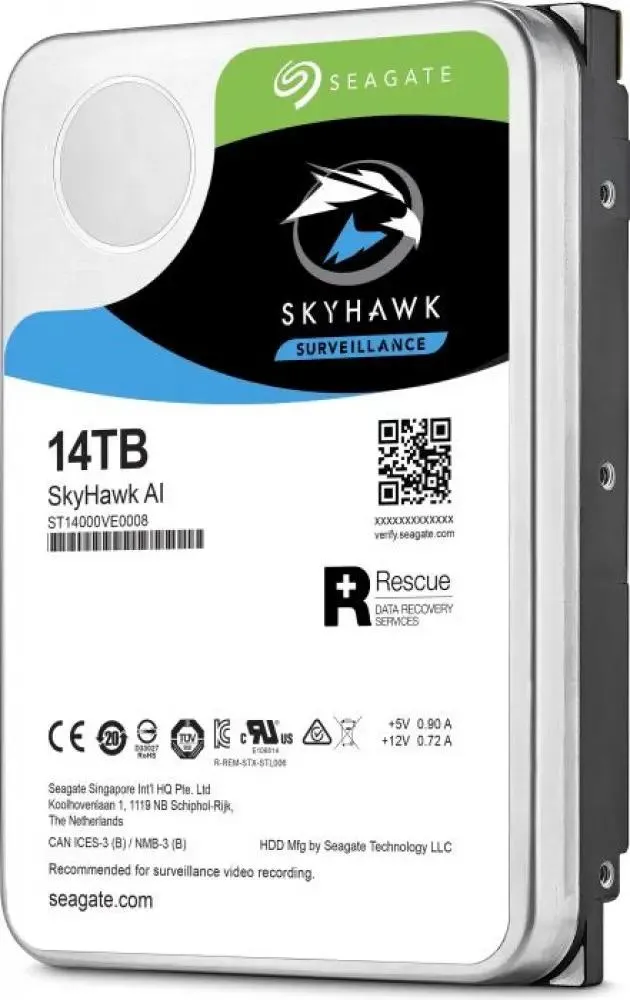 Жесткий диск 14TB Seagate SkyHawk Surveillance ST14000VE0008
