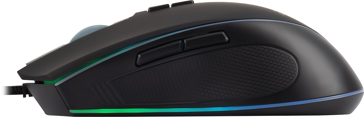 Мышь проводная игровая ACER OMW131, черный
