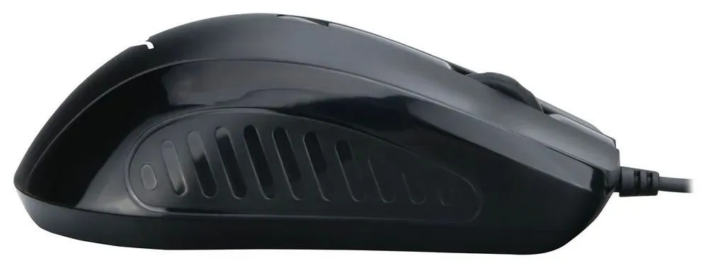 Мышь проводная Acer OMW136, 1200 dpi, USB, 3 кнопки, черный