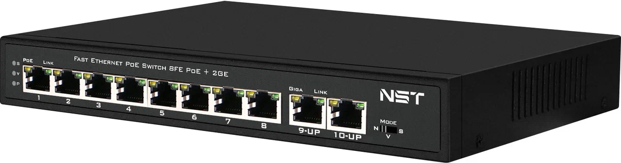 Коммутатор NST NS-SW-8F2F-P/A Коммутатор NST NS-SW-8F2F-P/A