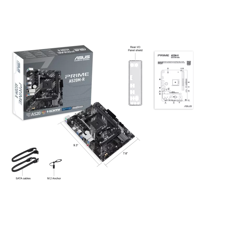 Материнская плата ASUS PRIME A520M-R (AM4)