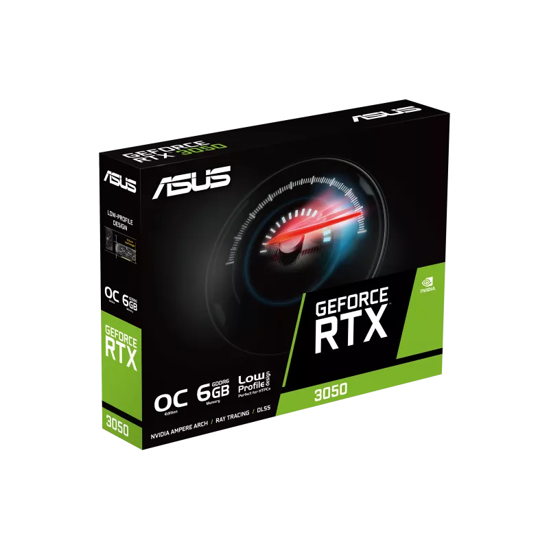 Видеокарта ASUS RTX3050-O6G-LP-BRK 6Gb, GDDR6/96-bit Видеокарта ASUS RTX3050-O6G-LP-BRK 6Gb, GDDR6/96-bit