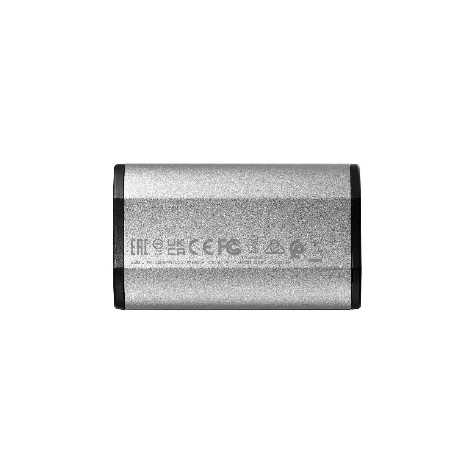 Внешний накопитель SSD ADATA SD810, 2TB, USB 3.2 Gen2х2, серебристый Внешний накопитель SSD ADATA SD810, 2TB, USB 3.2 Gen2х2, серебристый