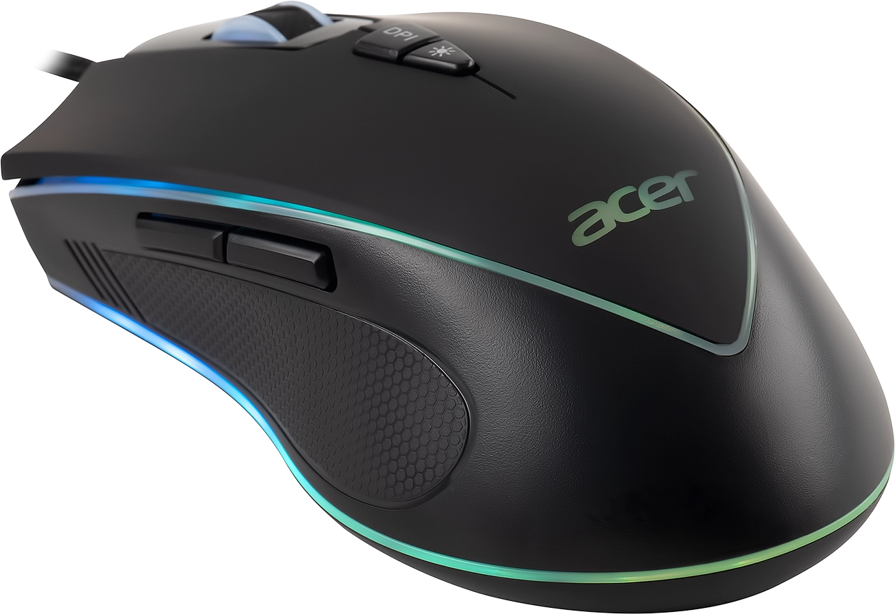 Мышь проводная игровая ACER OMW131, черный