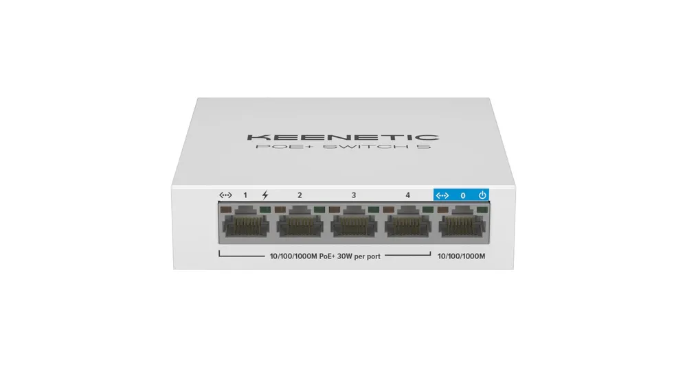 Коммутатор Keenetic PoE+ Switch 5 (KN-4610)
