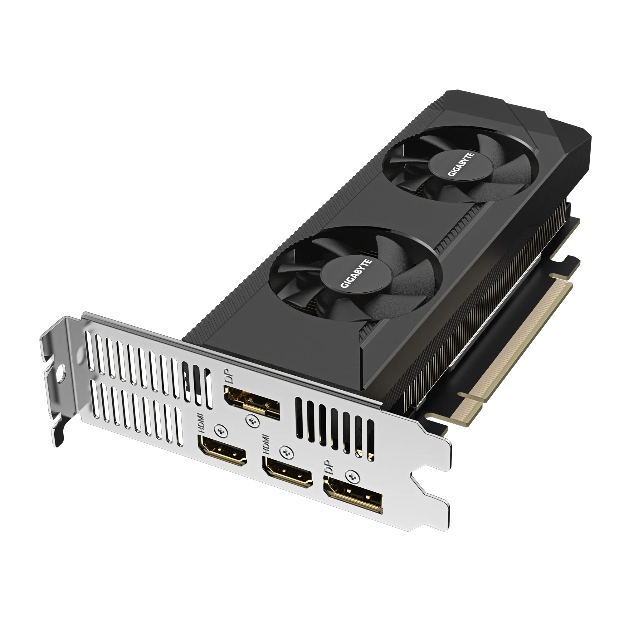 Видеокарта GIGABYTE GeForce RTX 3050 OC Low Profile 6G 6GB, GDDR6/96-bit Видеокарта GIGABYTE GeForce RTX 3050 OC Low Profile 6G 6GB, GDDR6/96-bit