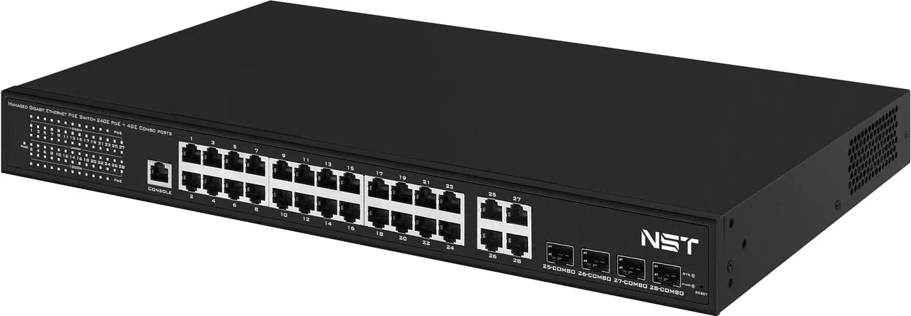 Коммутатор NST NS-SW-24G4G-PL Коммутатор NST NS-SW-24G4G-PL