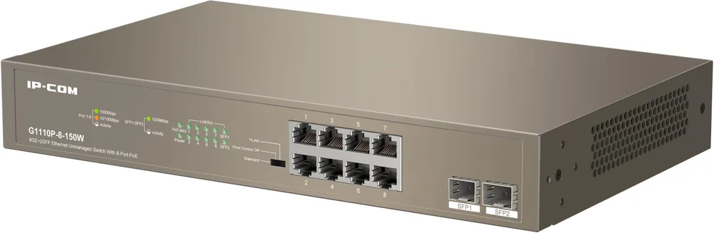 Коммутатор Tenda G1110P-8-150W