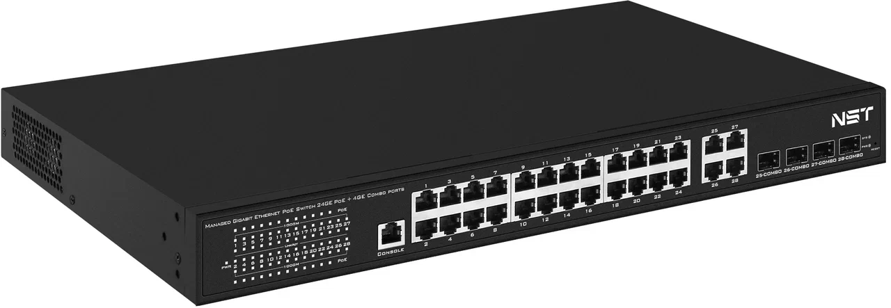 Коммутатор NST NS-SW-24G4G-PL Коммутатор NST NS-SW-24G4G-PL